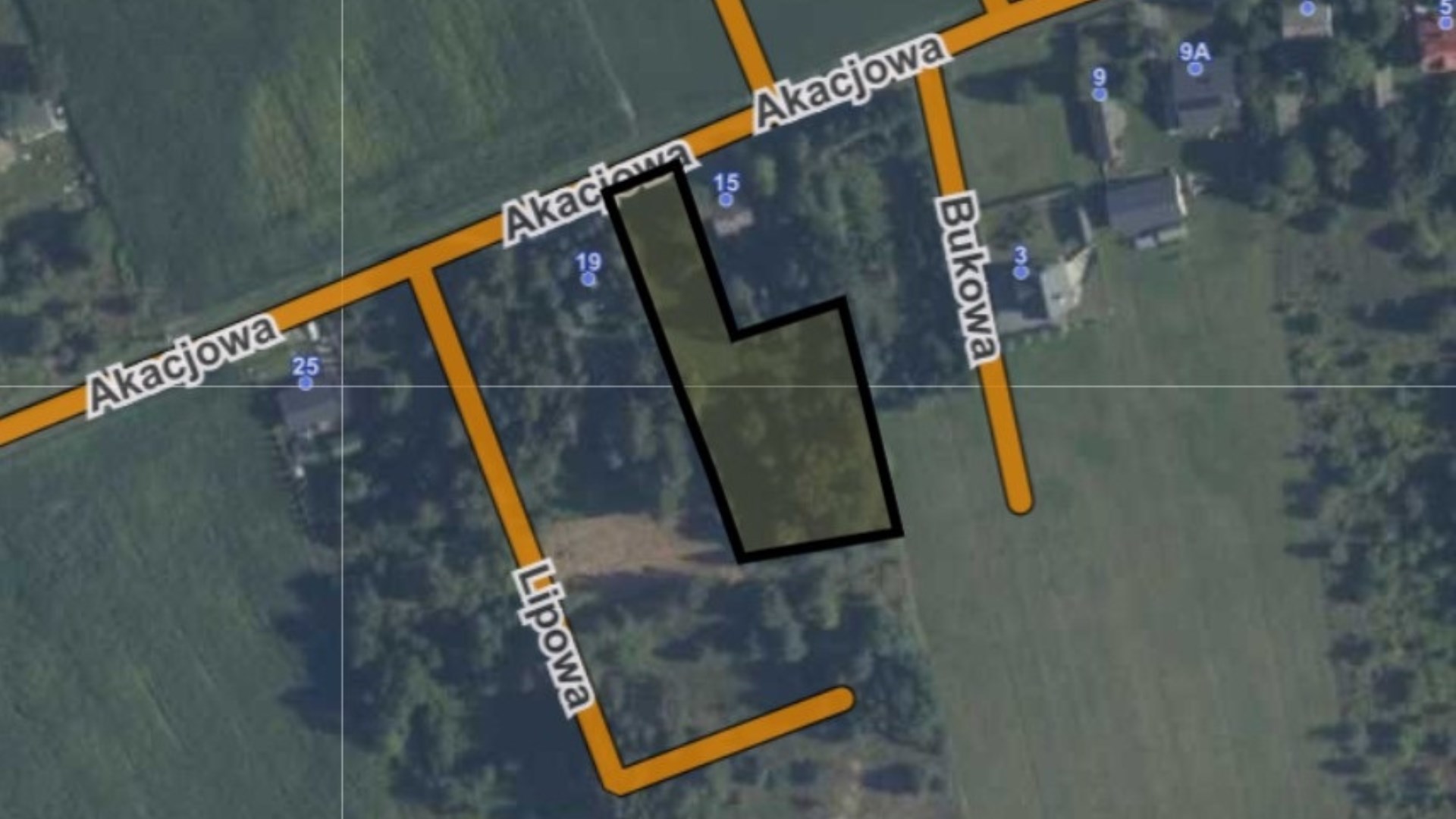 Grunt w licytacji! media doprowadzone!